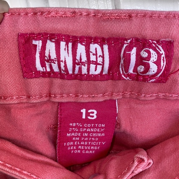 Zanadi Coral Pink Jeans Pants - Picture 3 of 5